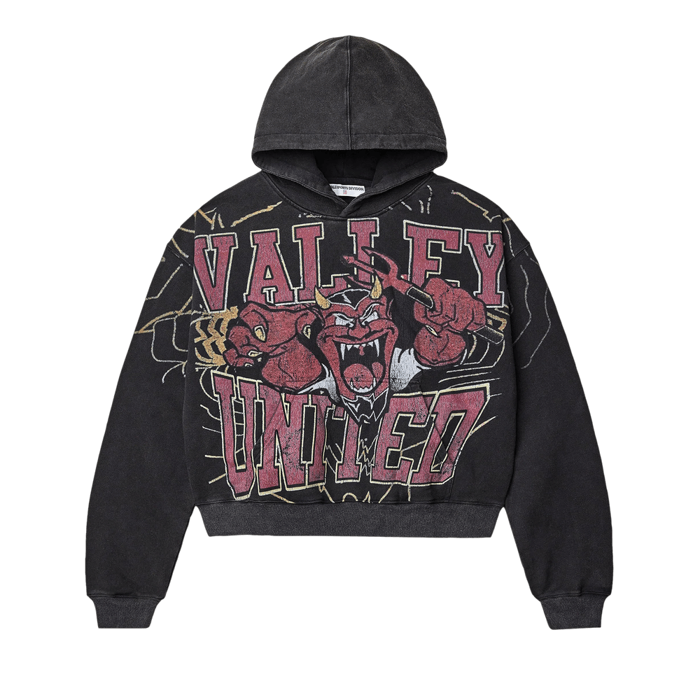 Buy Vale Forever Valley Mascot Pullover Hoodie 'Black/Red' - 11451
