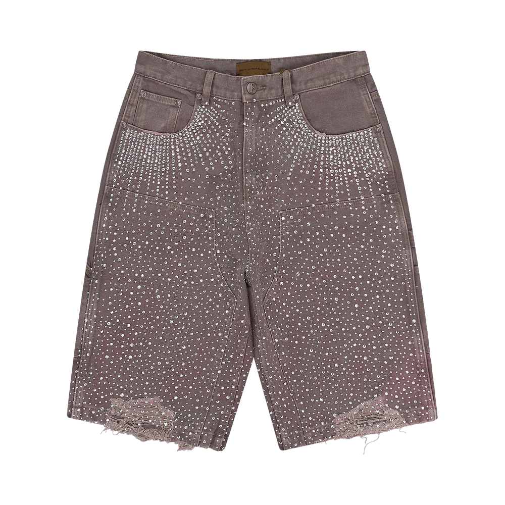 Buy Birth Of Royal Child 24K Diamons Shorts 'Purple