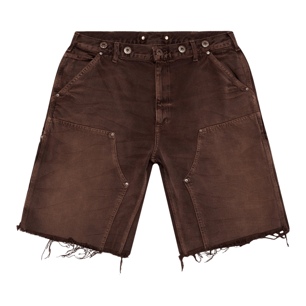 Buy Hellstar Denim Shorts 'Brown' - HSCXSHO04 BROW | GOAT