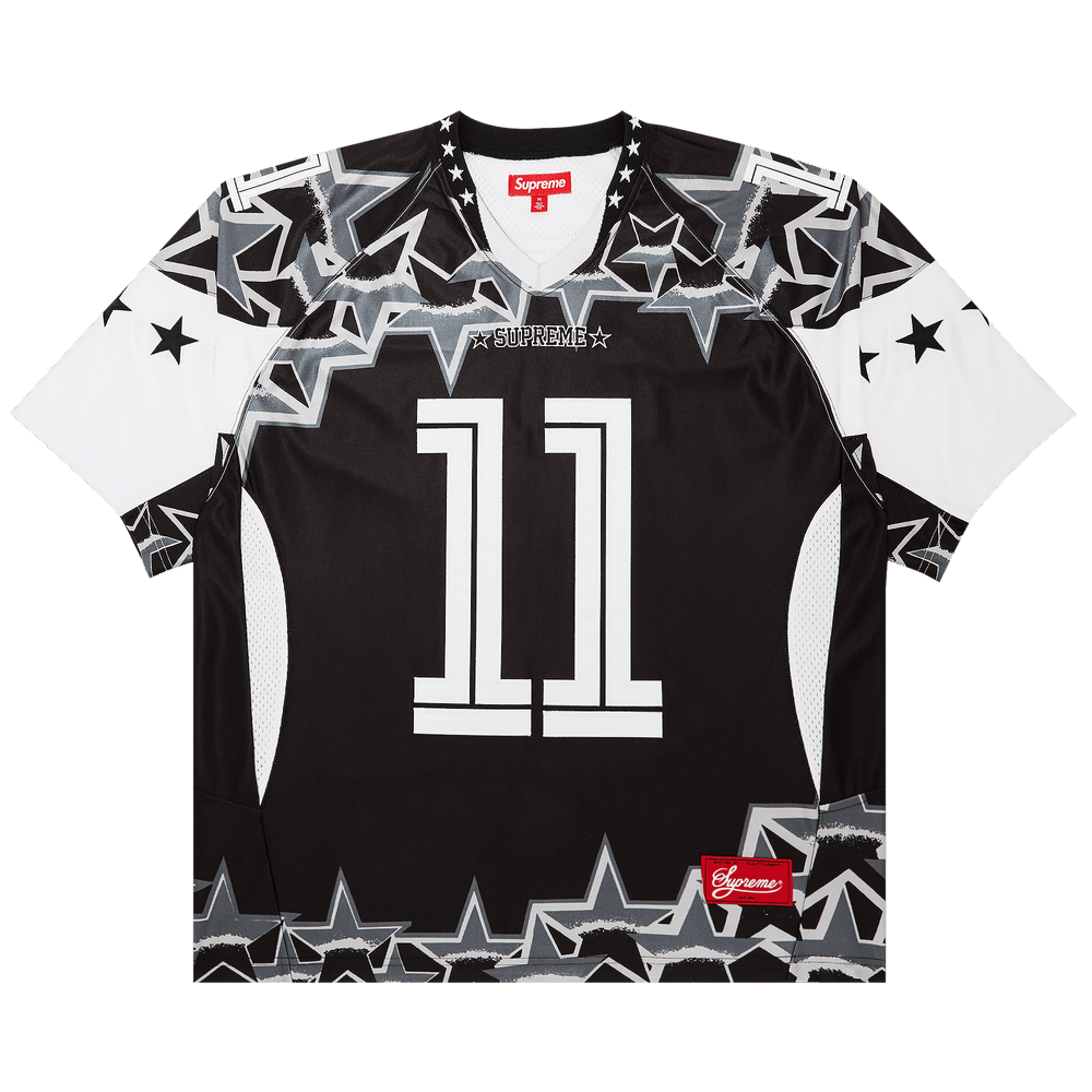 Buy Supreme Stars Football Jersey 'Black' - SS25KN9 BLACK | GOAT