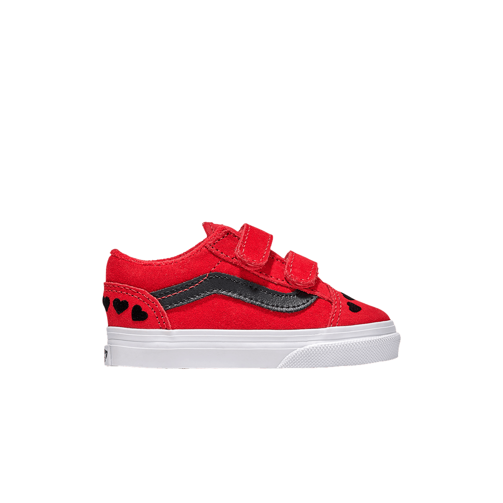 Vans Old Skool V Toddler Red Heart