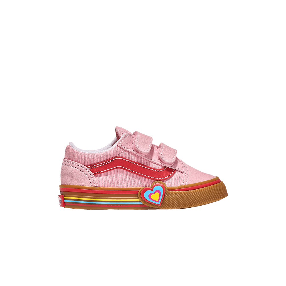 Vans Old Skool V Toddler Pink Heart