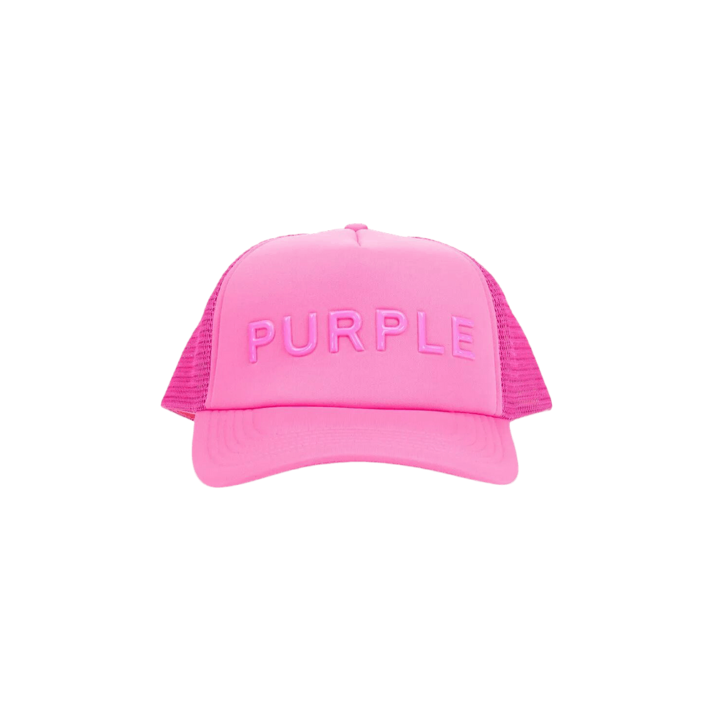 Buy PURPLE BRAND Purple Silicone Foam Trucker Hat 'Pink' - P902