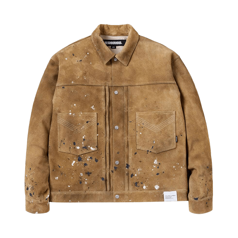 ジャケット・アウター NEIGHBORHOOD DRIP SUEDE JACKET L 1579650_00.png.png