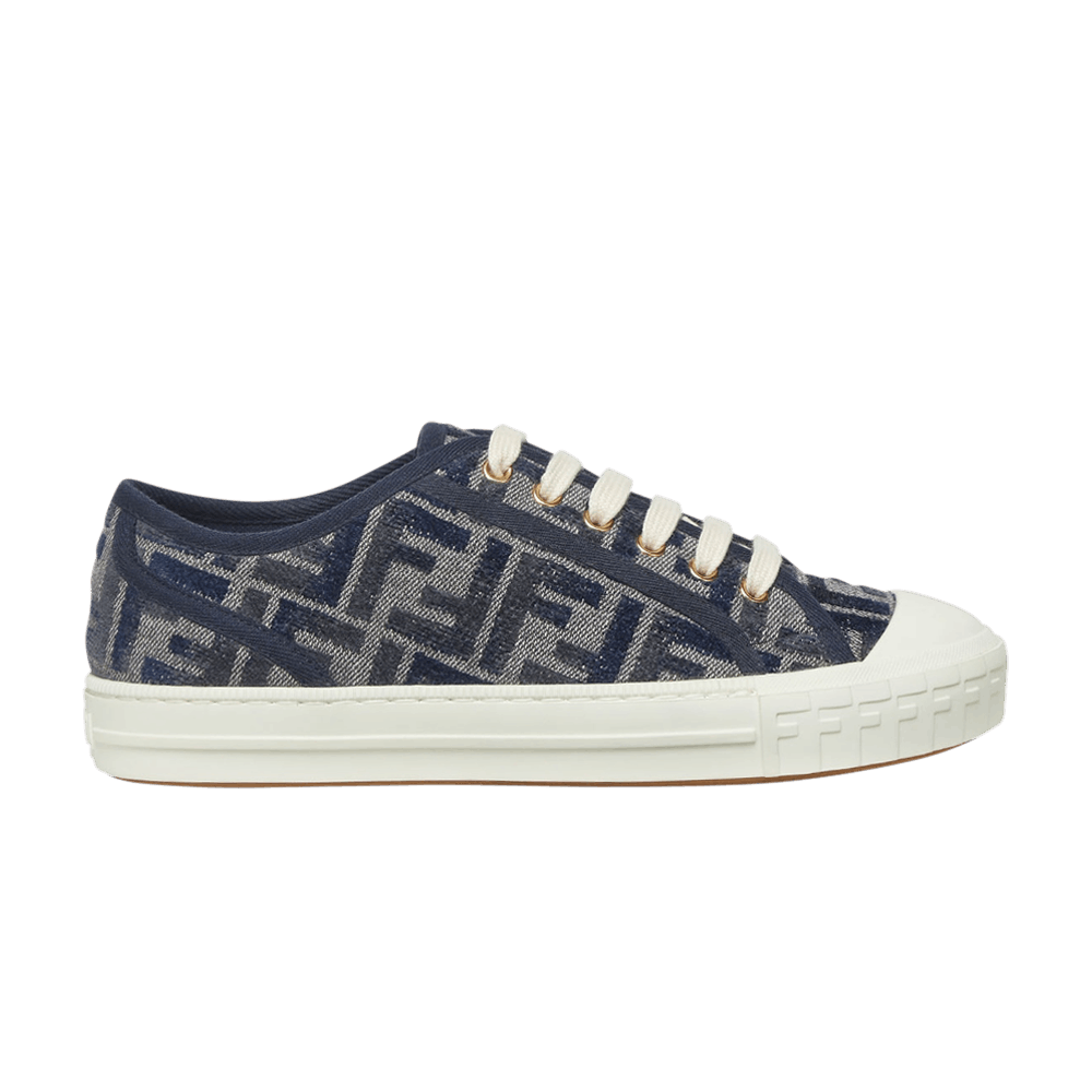 スニーカー FENDI fendi domino sneakers 8E8325 AKXO Buy Fendi Wmns FF Motif Domino 'Denim' - 8E8325 AKXO F1PYQ