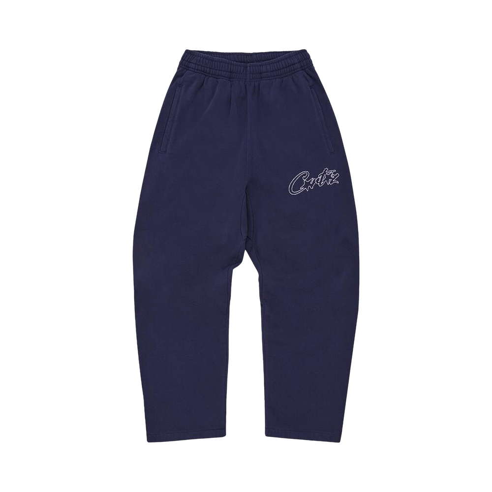 Buy Corteiz Thick Stitch Allstarz Open Hem Pant 'Navy' - 07892