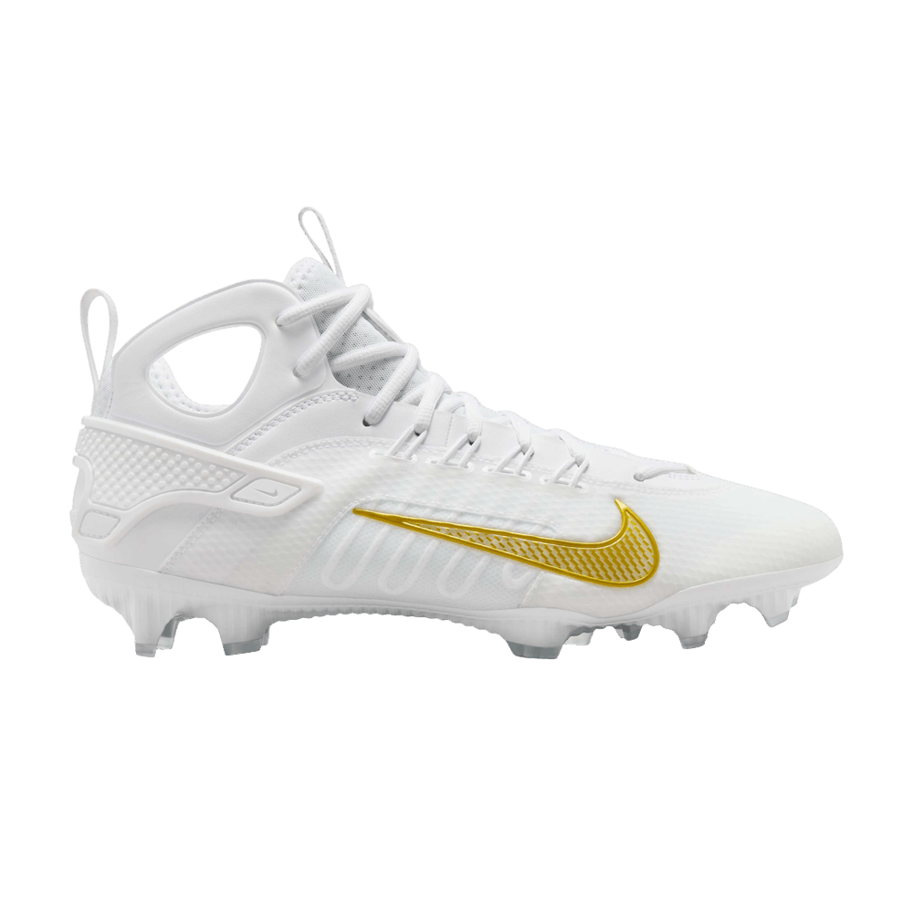 Huarache 9 Elite Mid Lax White Metallic Vivid Gold