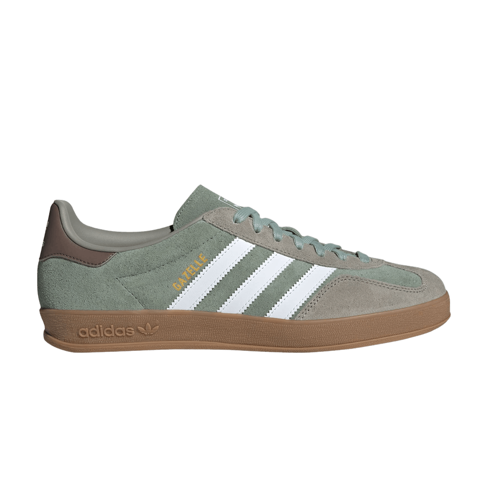 adidas gazelle silver green womens adidas Originals main image 1