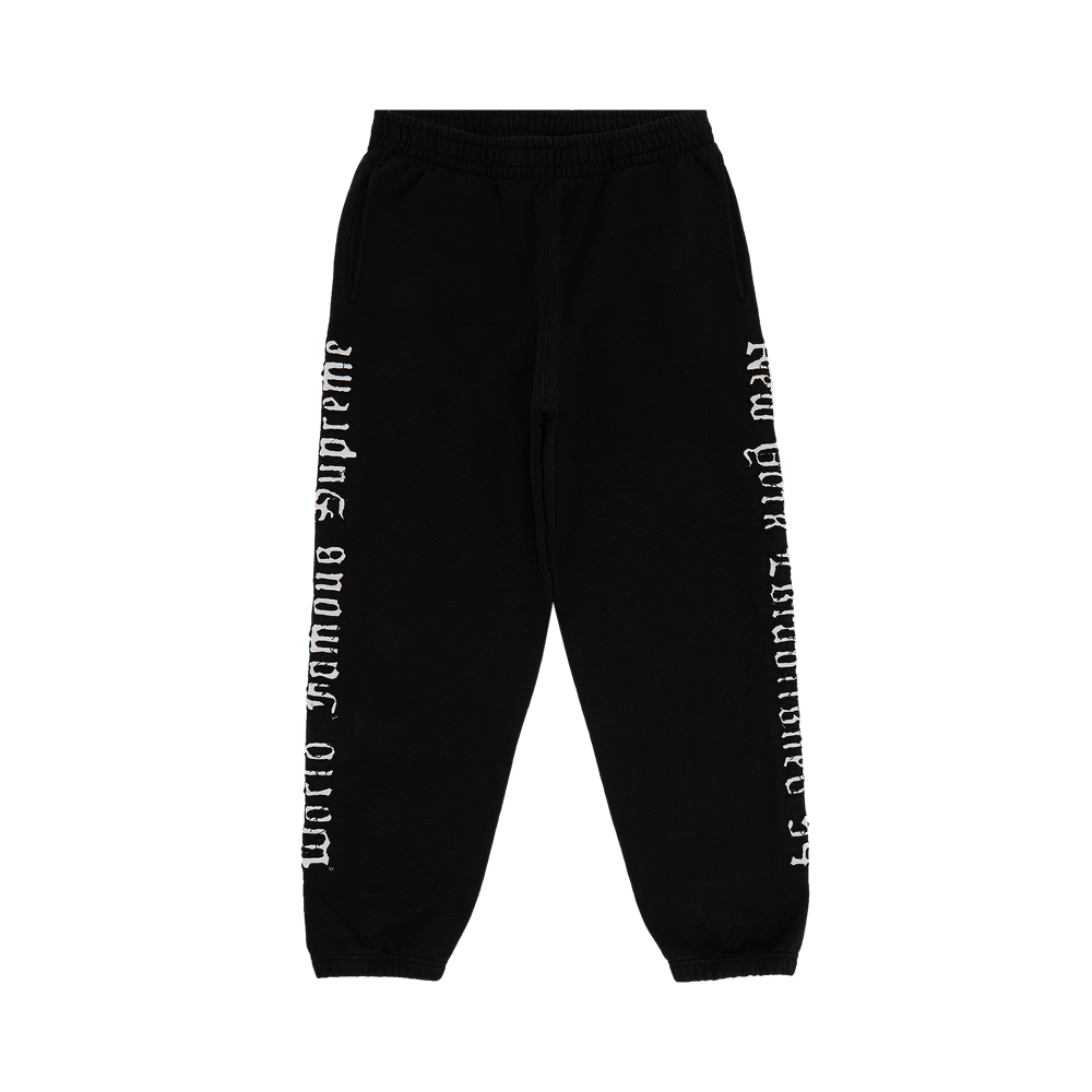 Buy Supreme Contrast Cutout Sweatpant 'Black' - SS25P40 Buy Supreme Contrast Cutout Sweatpant 'Black' - SS25P40