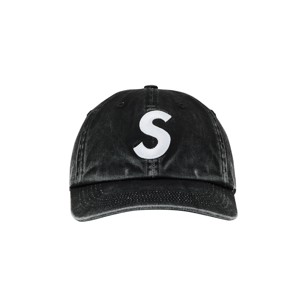 Buy Supreme Pigment Coated S Logo 6 Panel 'Black' - SS25H24