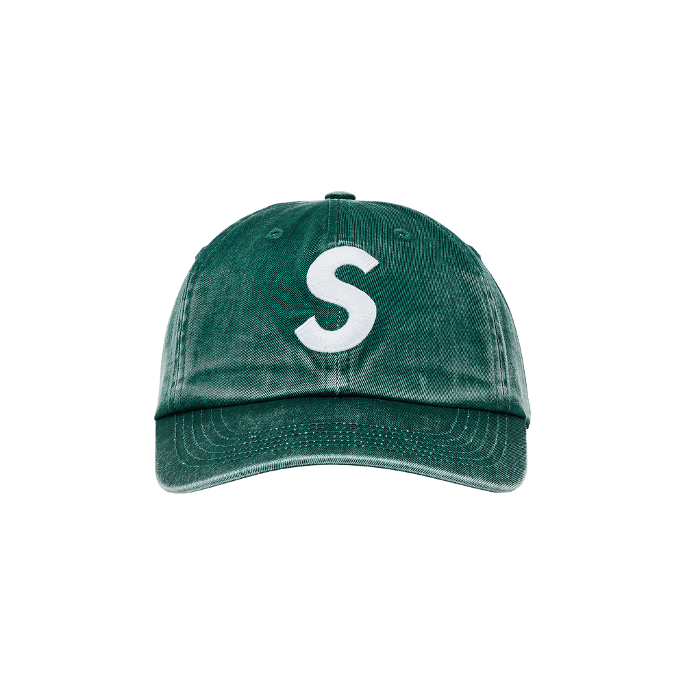 Buy Supreme Pigment Coated S Logo 6 Panel 'Dark Green