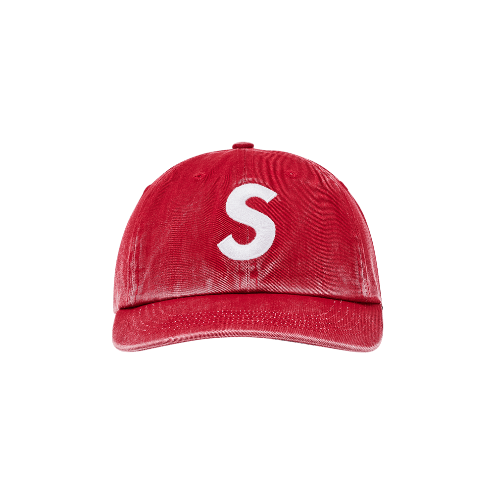 【Supreme】Pigment Coated S Logo 6-Panel レッド【se1382r】 Buy Supreme Pigment Coated S Logo 6 Panel 'Red' - SS25H24