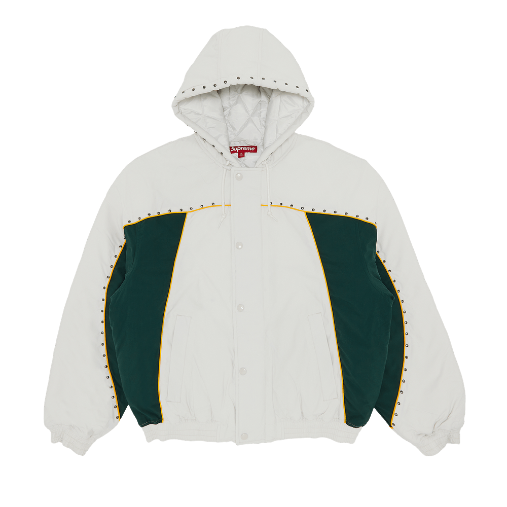 Buy Supreme Studded Stadium Jacket 'White' - SS25J38 WHITE