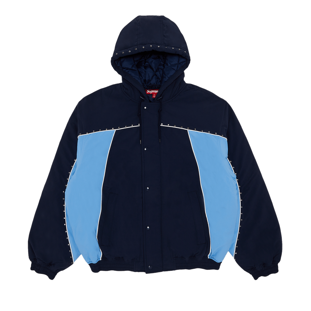 Buy Supreme Studded Stadium Jacket 'Navy' - SS25J38 NAVY | GOAT