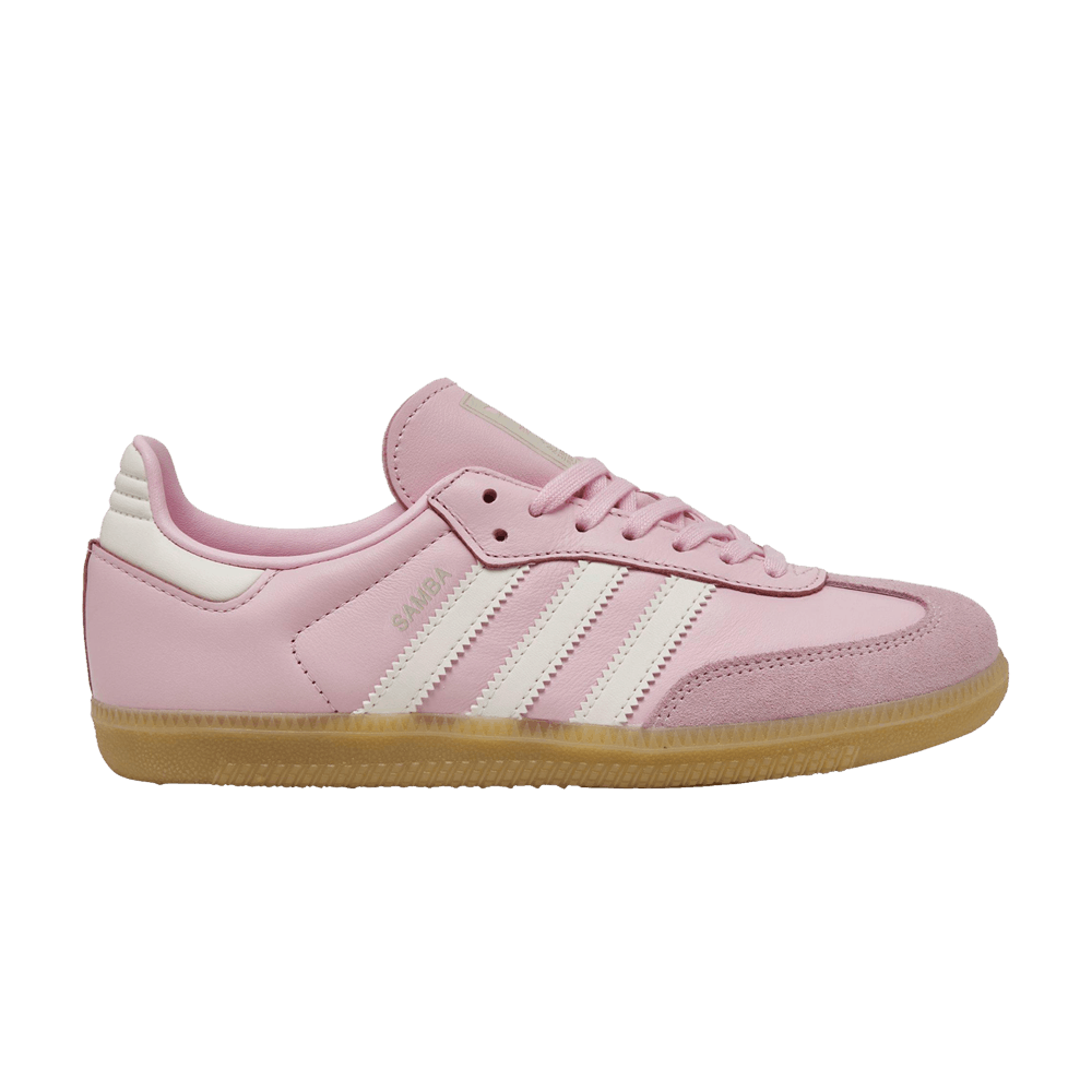 Candy Pink❤︎ adidas Samba OG Grade School Lifestyle Shoes Cloud White