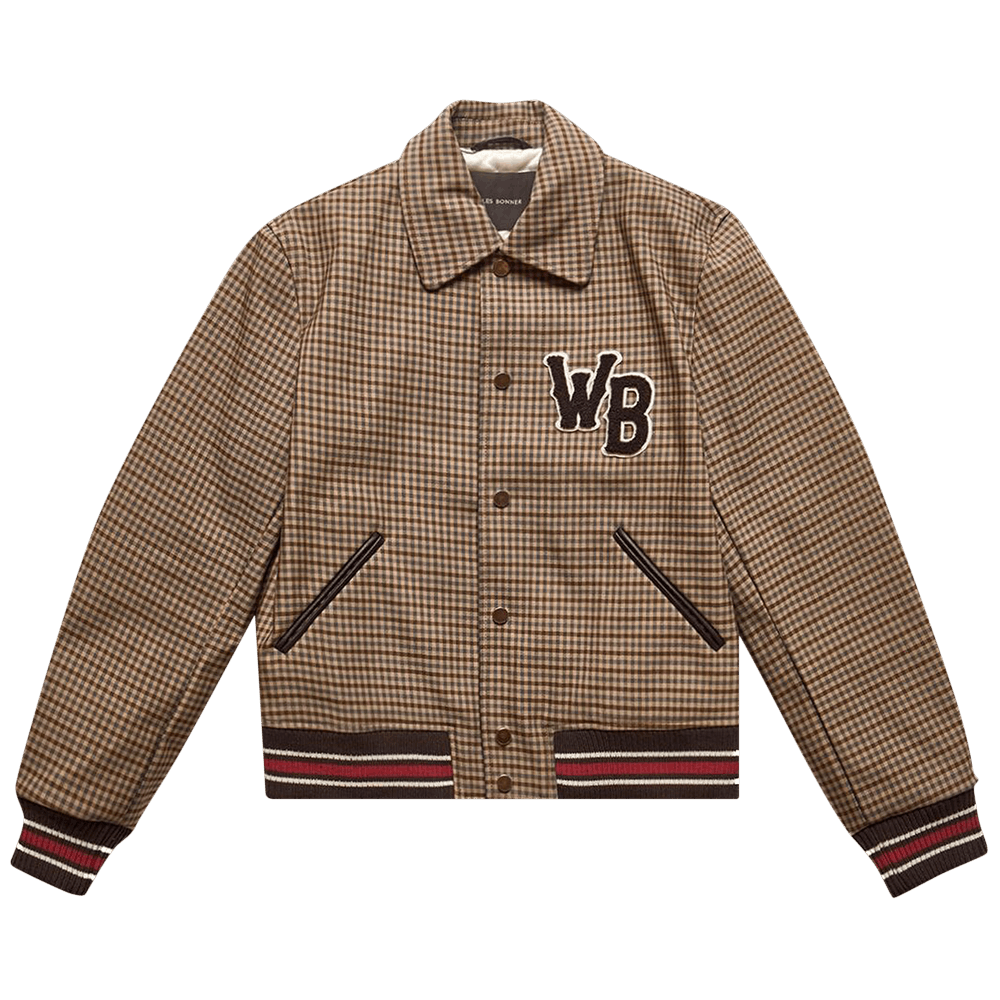 Buy Wales Bonner Homecoming Varsity Jacket 'Beige/Brown