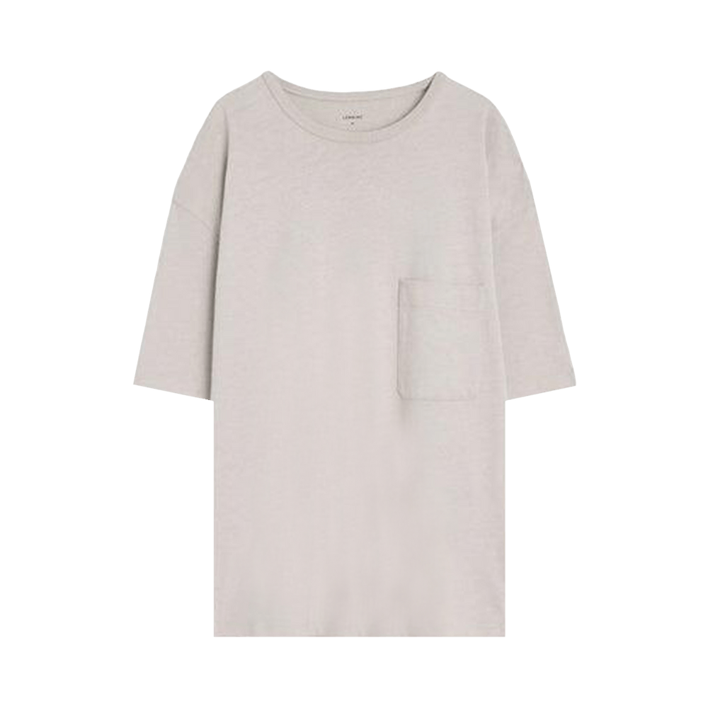 LEMAIRE クルネックシャシTシャツ TO1382LJ1010WARMBEIGE BG206 Lemaire | Boxy SS T-Shirt - Chalk | Men | Blue Button Shop