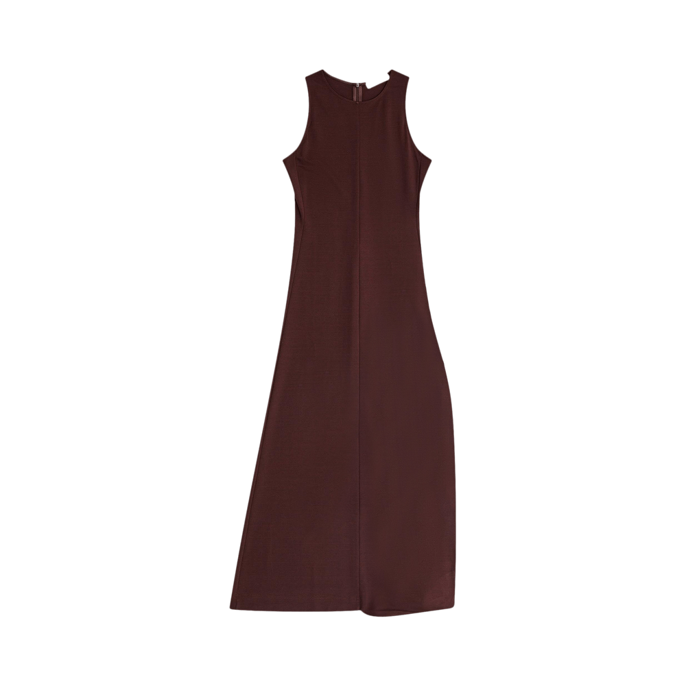 Buy Lemaire Twisted Hem Dress 'Dark Cherry' - DR1106 LJ1034