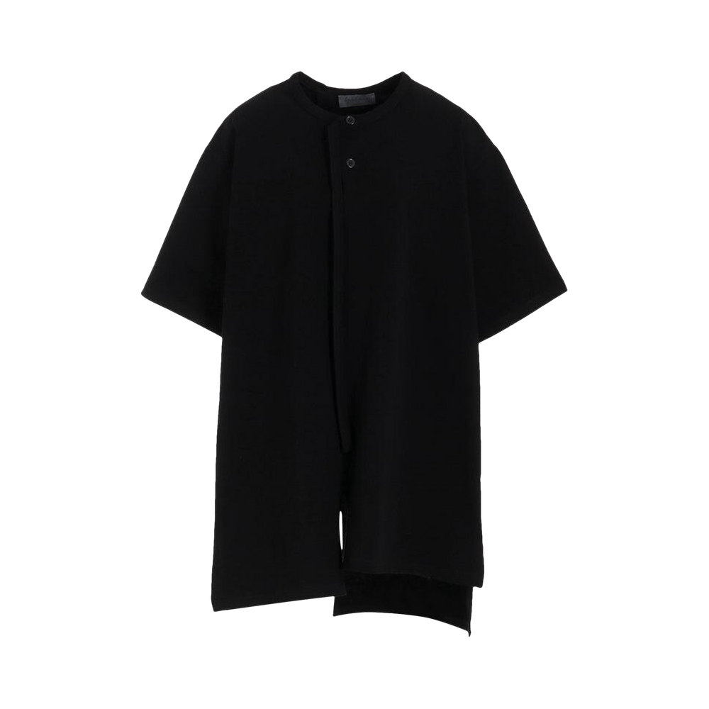 Buy Yohji Yamamoto Pour Homme Binder Henry Neck Short-Sleeve Tee