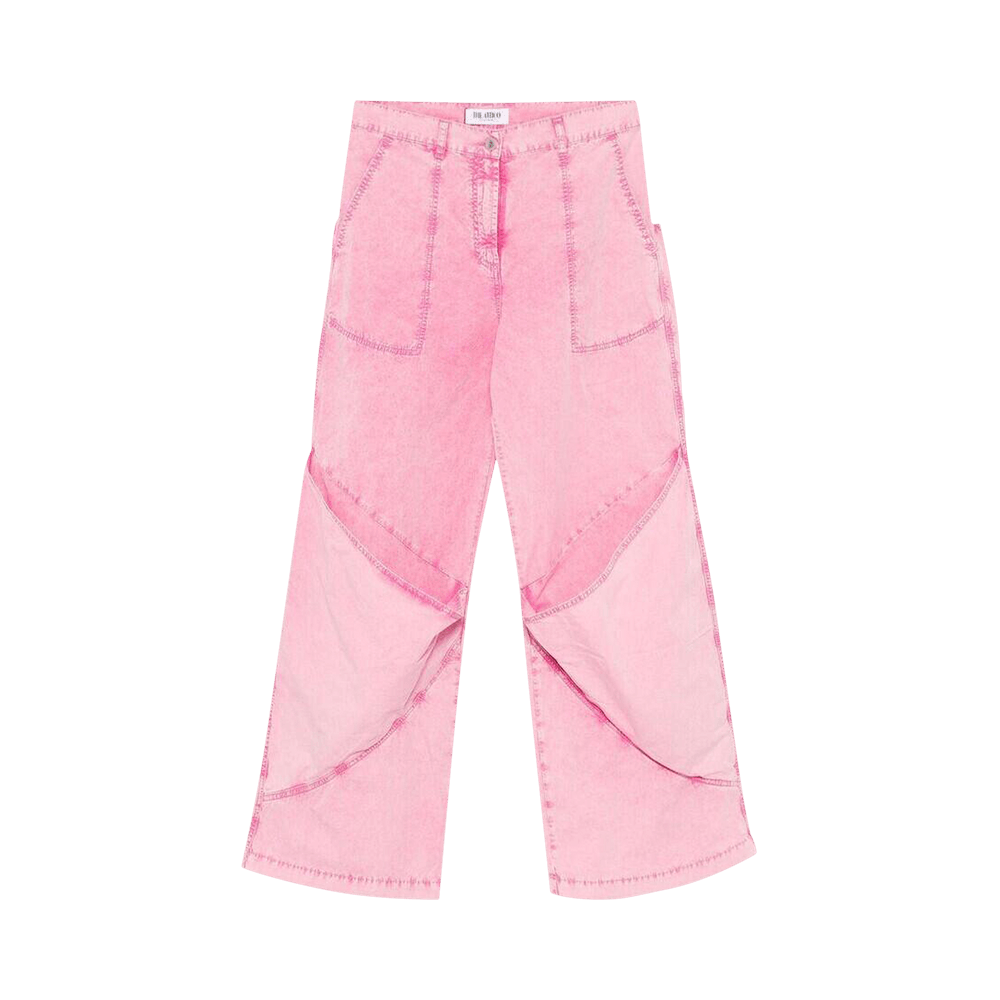 デニム・ジーパン THE ATTICO Women Denim Pants 250WCP00198 DDC098AA026 Pink Buy The Attico Wide Leg Jeans 'Pink' - 250WCP00198 DDC098AA