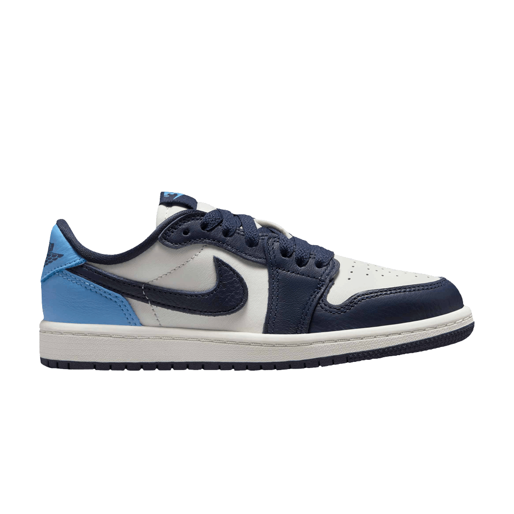 Buy Air Jordan 1 Retro Low OG PS 'Obsidian UNC' - FQ5436 400 Buy Air Jordan 1 Retro Low OG PS 'Obsidian UNC' - FQ5436 400