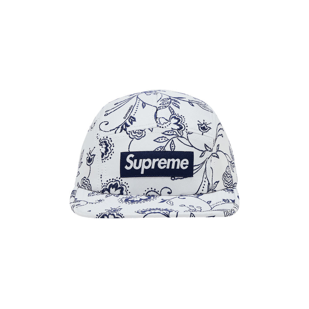 Buy Supreme Floral Jacquard Camp Cap 'White' - SS25H36 WHITE | GOAT