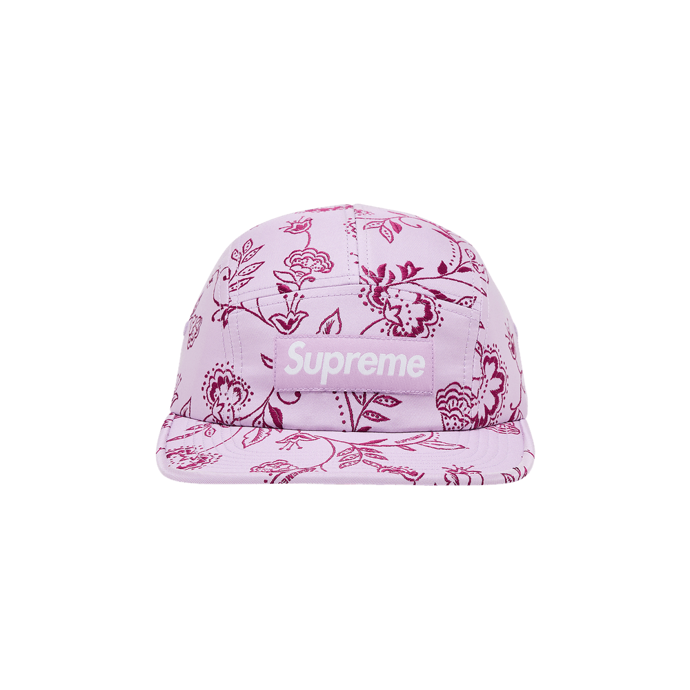 独特な 【送料無料】 Supreme Buy Floral SS25H36 - 'Lavender' Cap Camp Jacquard 帽子