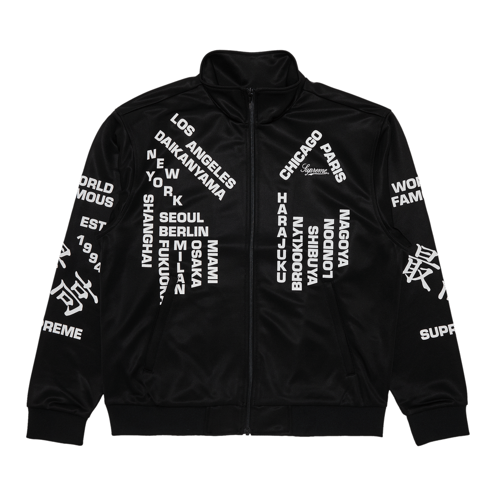 Buy Supreme Worldwide Tricot Track Jacket 'Black' - SS25J34