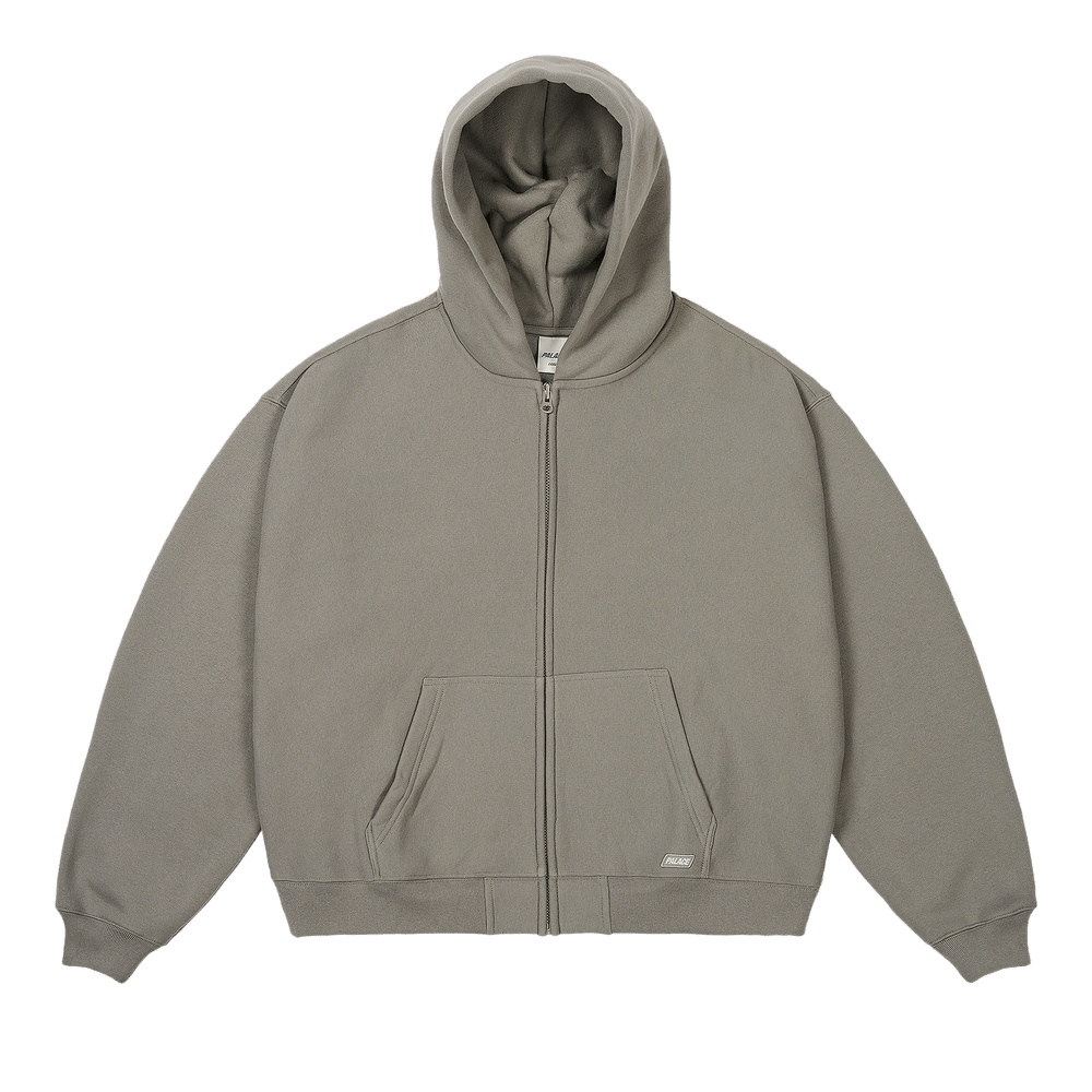 Buy Palace Unisex Zip Hood 'Charcoal' - P28CS090 | GOAT