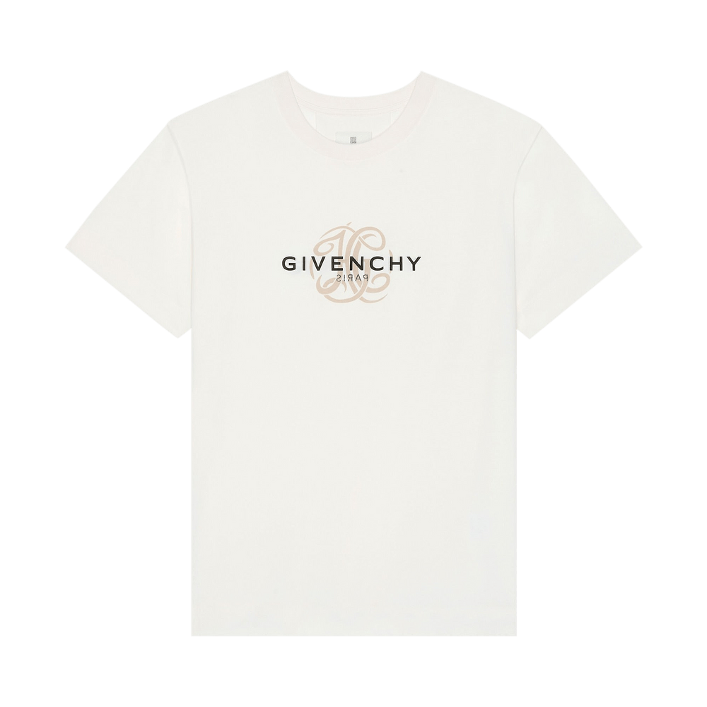Tシャツ・カットソー GIVENCHY Men T-shirt Beige BM71MG3YQJ 130 T-shirt Givenchy Varsity Logo T-Shirt BM71MG3YPD-272 | FLEXDOG