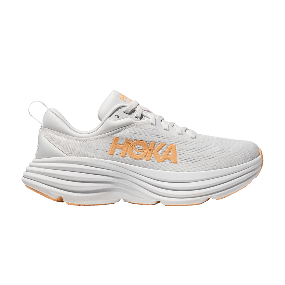 Hoka Wmns Bondi 8 'white Cantaloupe'