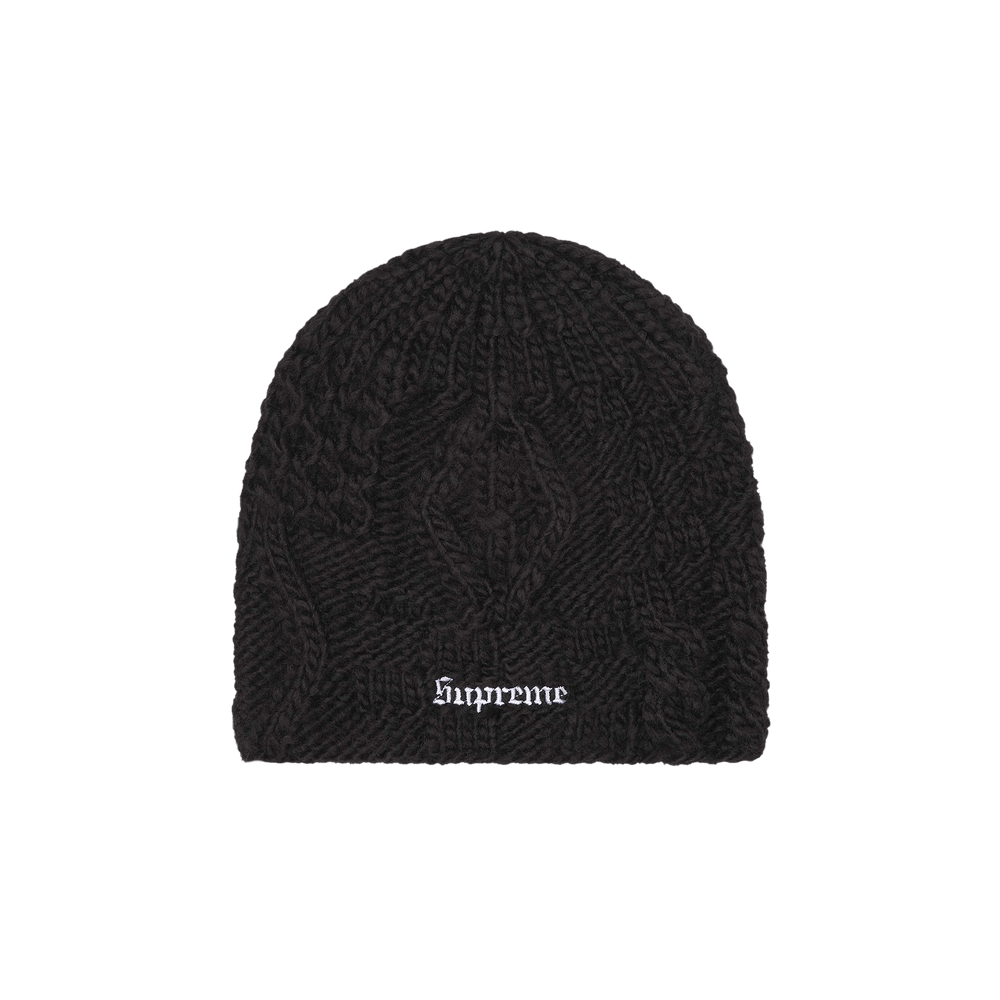 正規代理店 Supreme Buy Block GOAT | BLACK SS25BN15 - 'Black' Beanie Knit 帽子