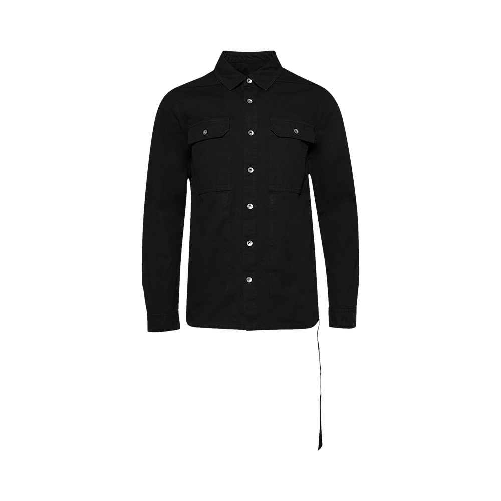 Tシャツ・カットソー RICK OWENS SS25 OUTERSHIRT JACKET (DU01E3755 CVS 09) Buy Rick Owens DRKSHDW Denim Outershirt 'Black' - DU01E3755