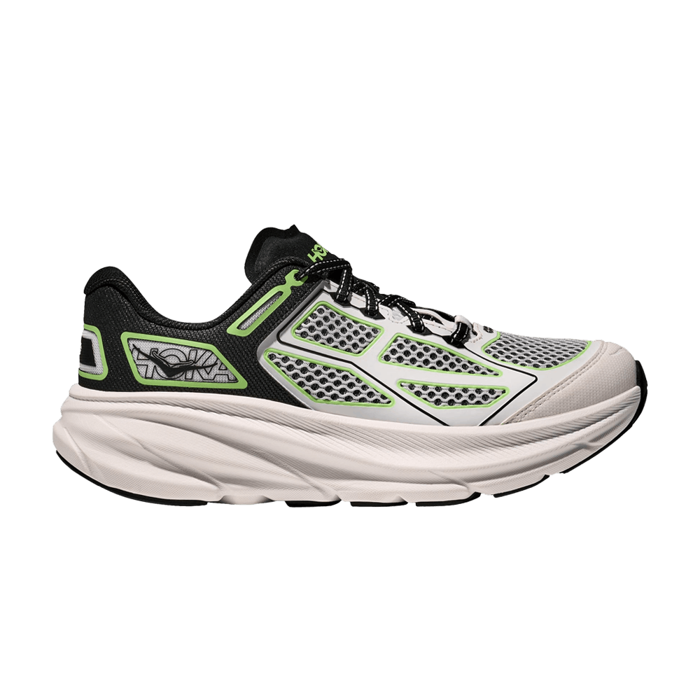 Hoka Clifton One9 White Black Green