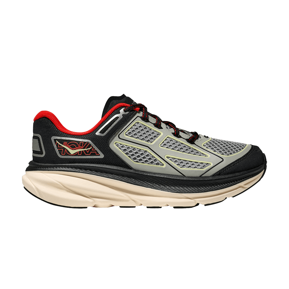 Hoka Clifton One9 Grey Black Habanero