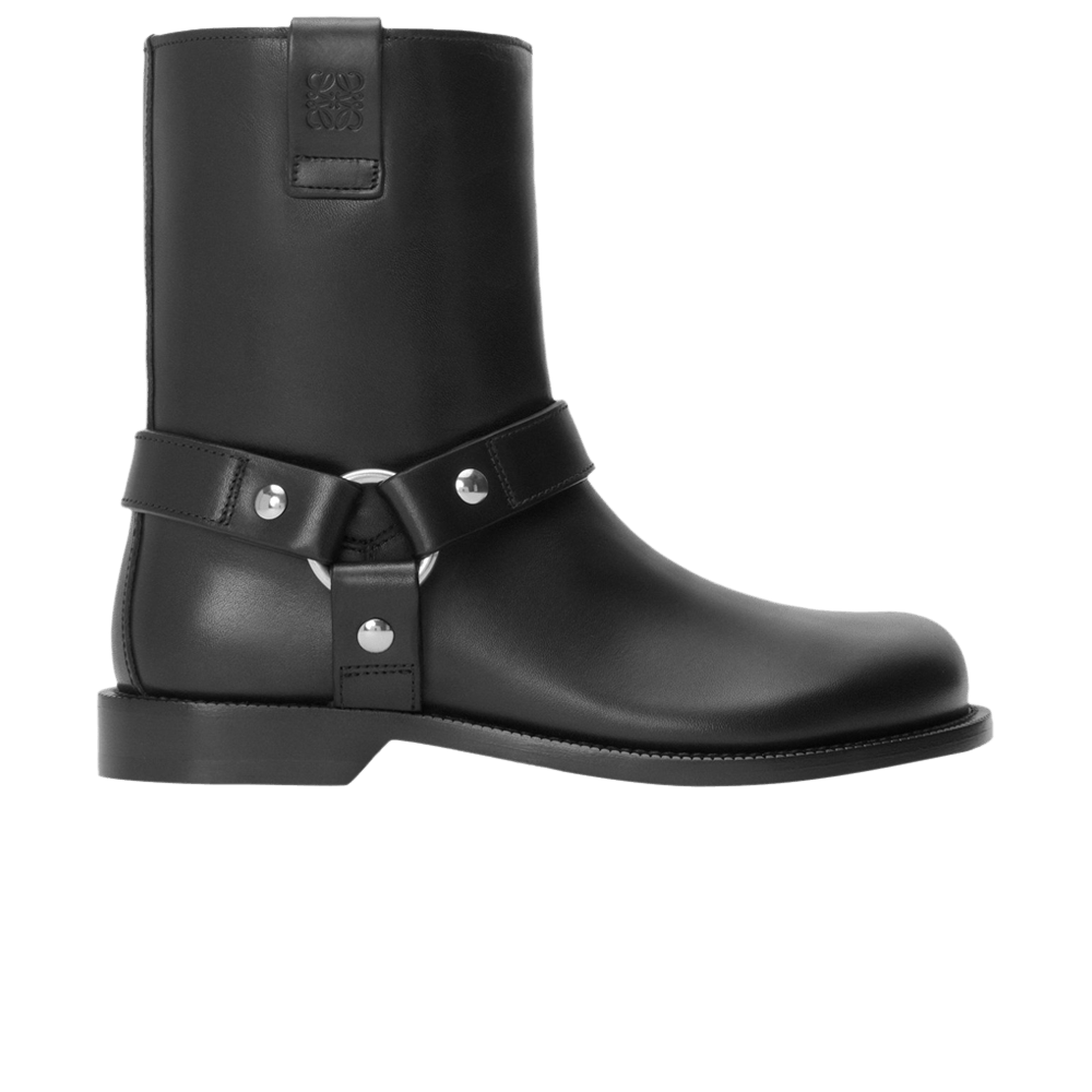 Buy Loewe Wmns Campo Biker Boot 'Black' - L815285X95 1100 | GOAT