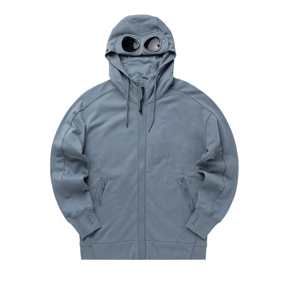 CP COMPANY｜HOODIES/ZIP-UPS (Diagonal Raised Fleece Gogg C.P. Company DIAGONAL RAISED FLEECE GOGGLE ZIPPED HOODED