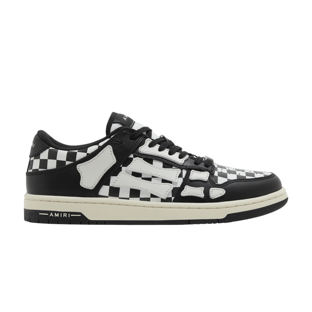 Buy Amiri Wmns Skel Top Low 'Checkered - Black White' - AWFOSR1021