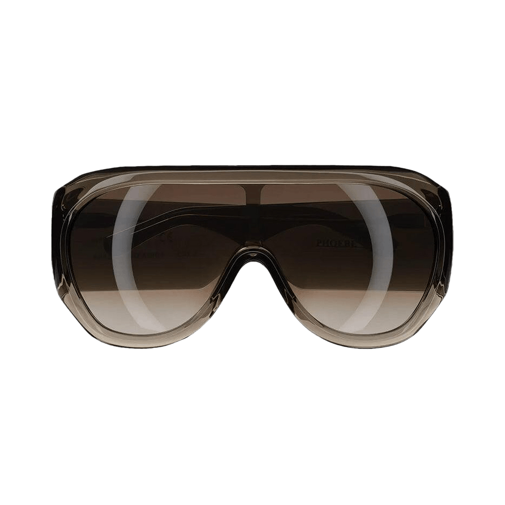Buy Phoebe Philo Bombé Oversized Frame Sunglasses 'Fume