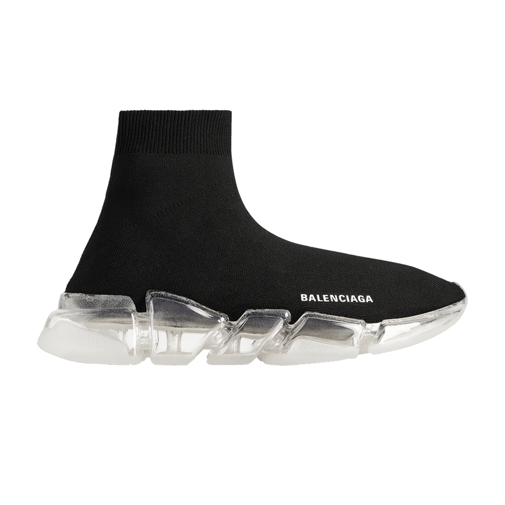 Balenciaga Wmns Speed 2.0 Sneaker 'Full Clear Sole - Black White'
