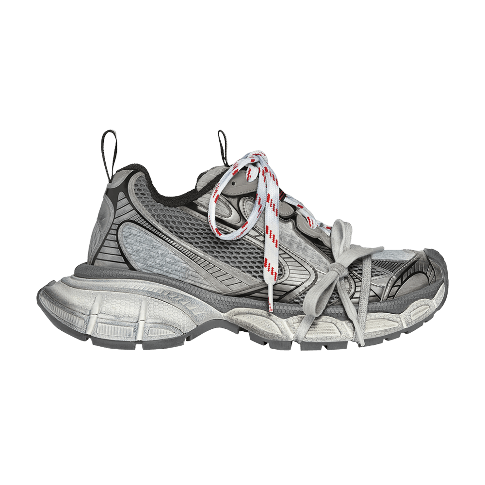 スニーカー BALENCIAGA Women Sneakers 734731 W3XL5 1219 GREY WHITE RED g Buy Balenciaga Wmns 3XL Sneaker 'Worn-Out - Grey White Red