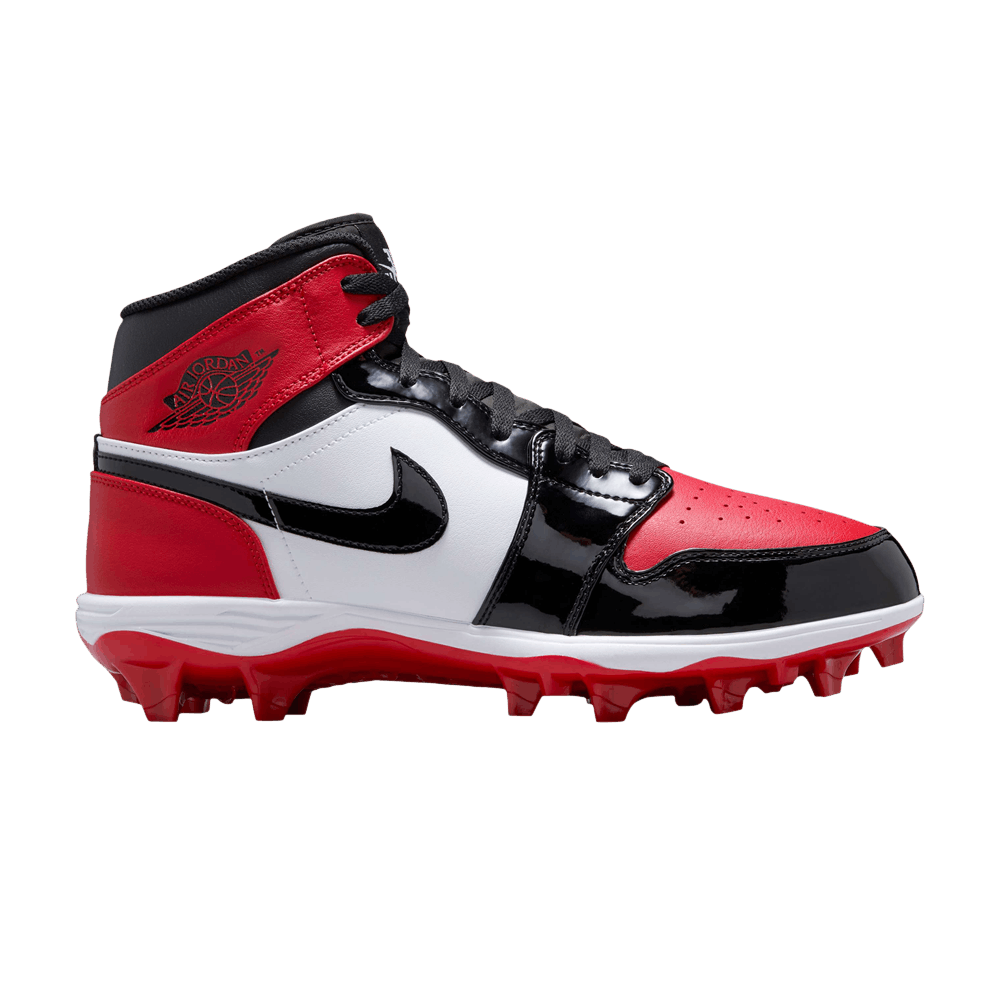 Buy Jordan 1 Mid TD Cleat 'Bred Toe' - FJ6805 601 | GOAT