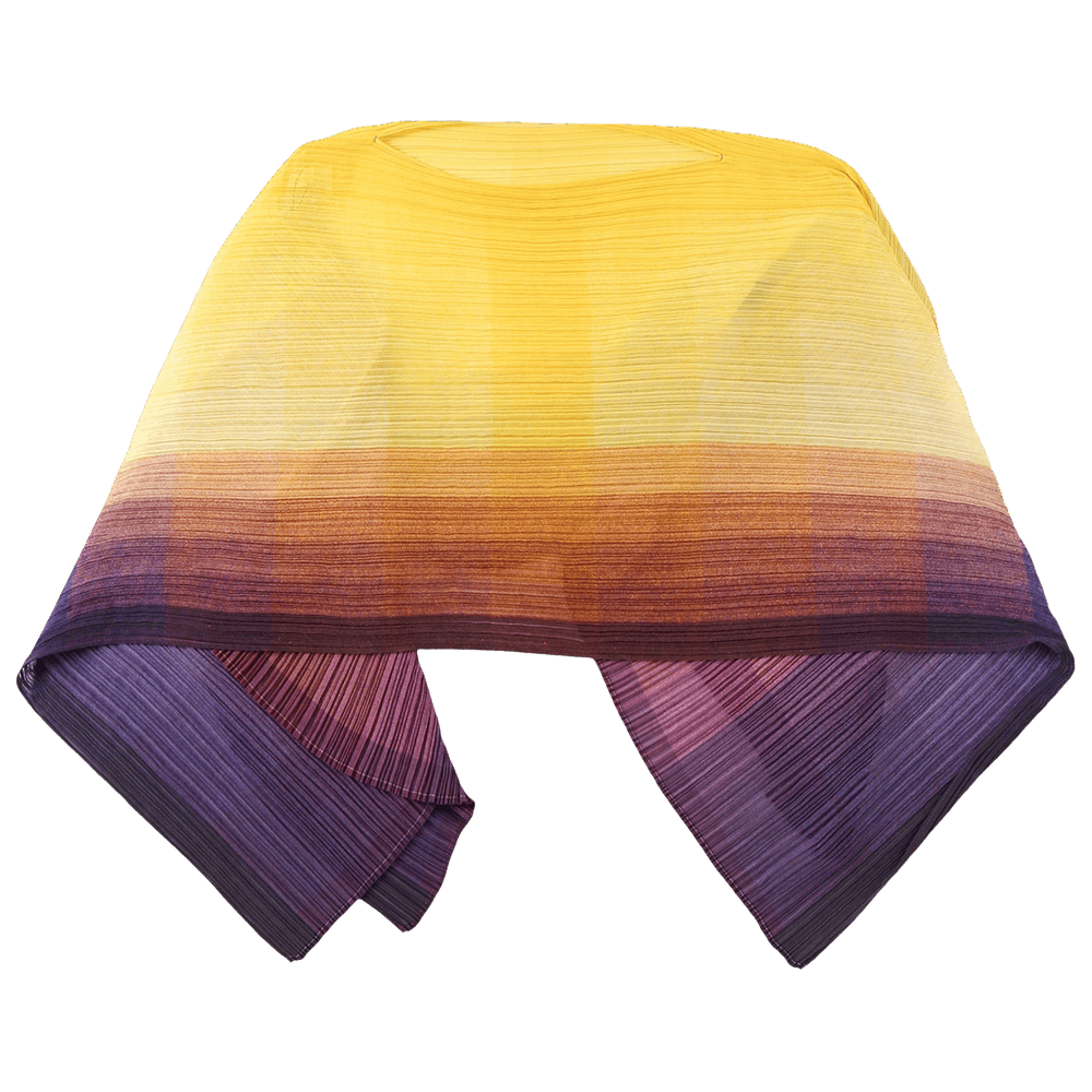 Buy Pleats Please Issey Miyake Photon Madame-T Stole 'Yellow
