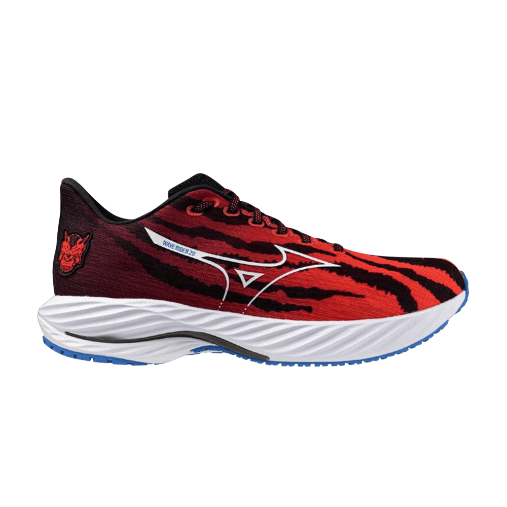 Mizuno Wave Rider 28 レッド Mizuno Wave Rider 28 Red / Yellow - Feb 2025 - J1GC240355
