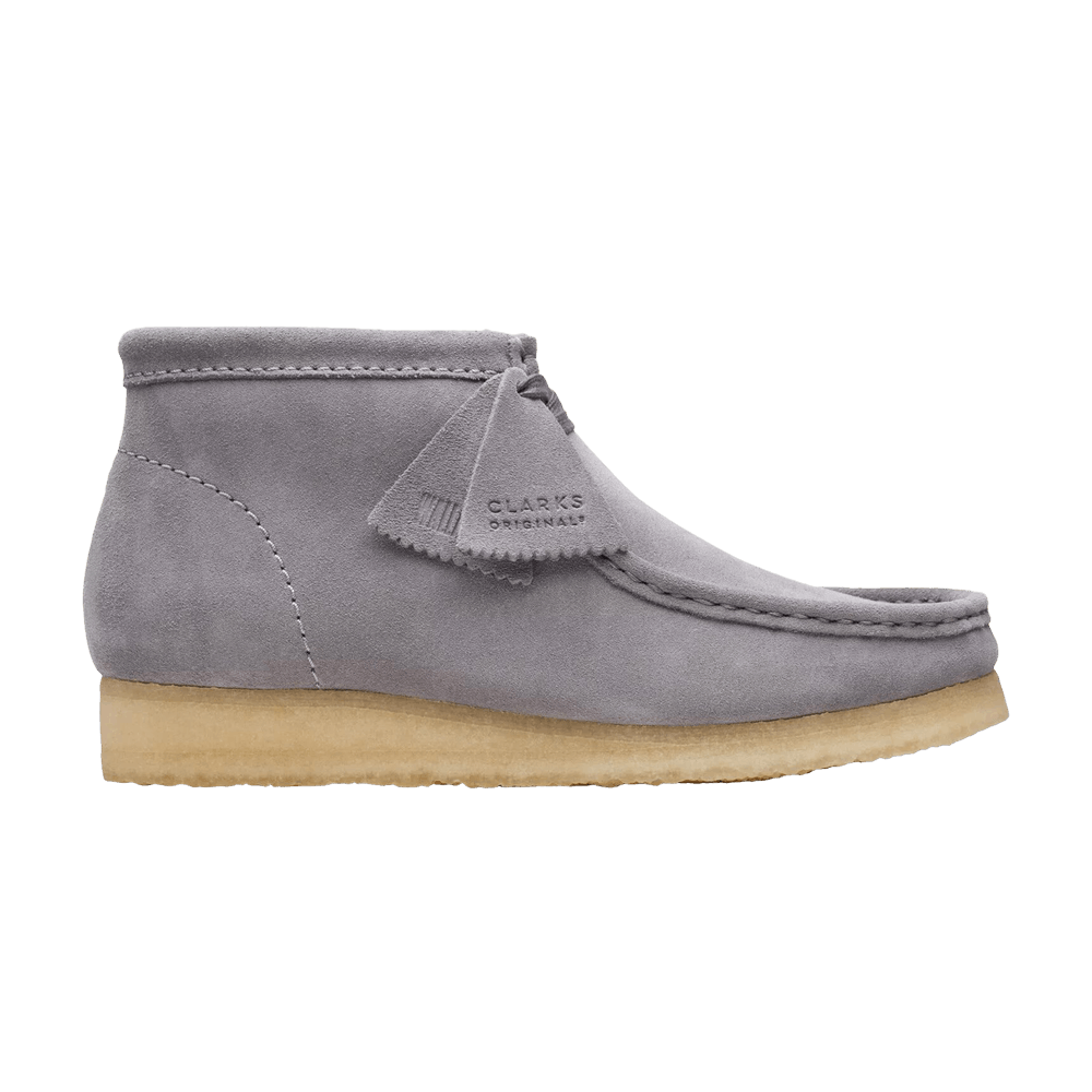 Clarks Wallabee Boot Grey Suede
