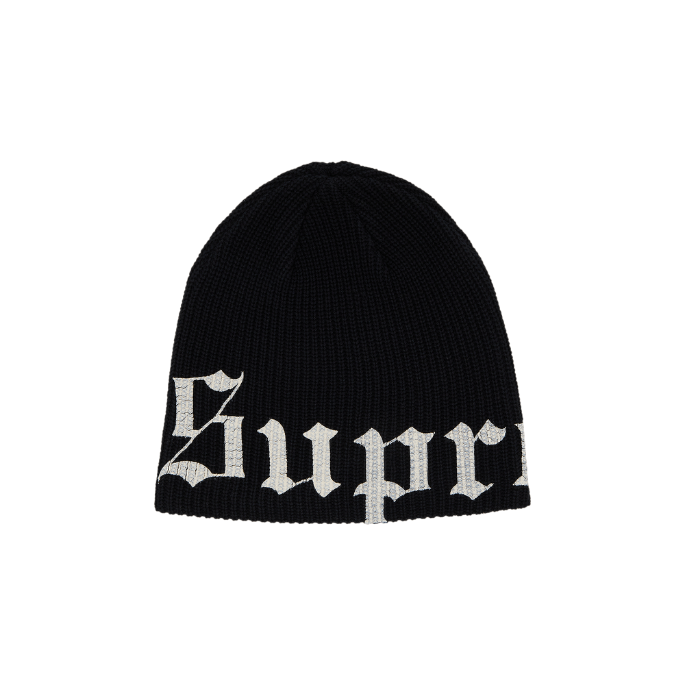 Supreme Old English Printed Beanie 茶 Supreme Old English Printed Beanie (SS25) - $40