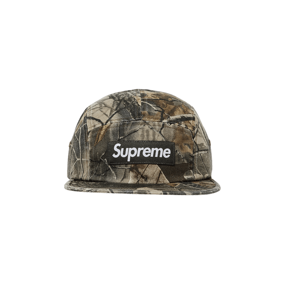 Buy Supreme Washed Chino Twill Camp Cap 'Realtree Hardwoods