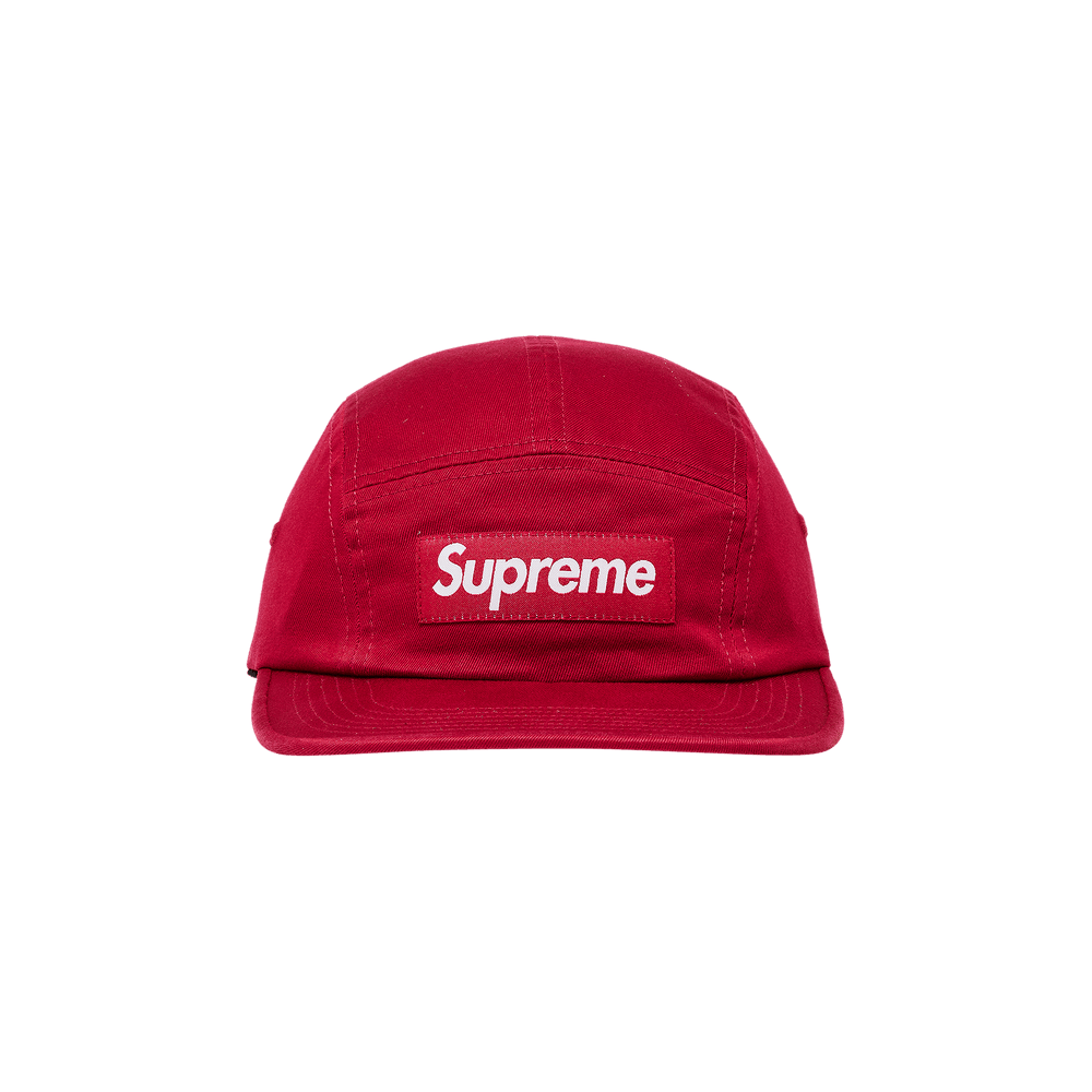 Buy Supreme Washed Chino Twill Camp Cap 'Red' - SS25H40 RED