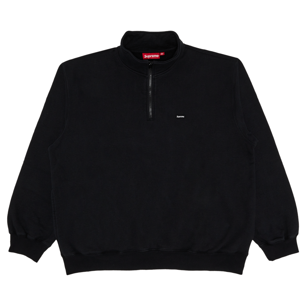 Buy Supreme Small Box Half Zip Pullover 'Black' - SS25SW6