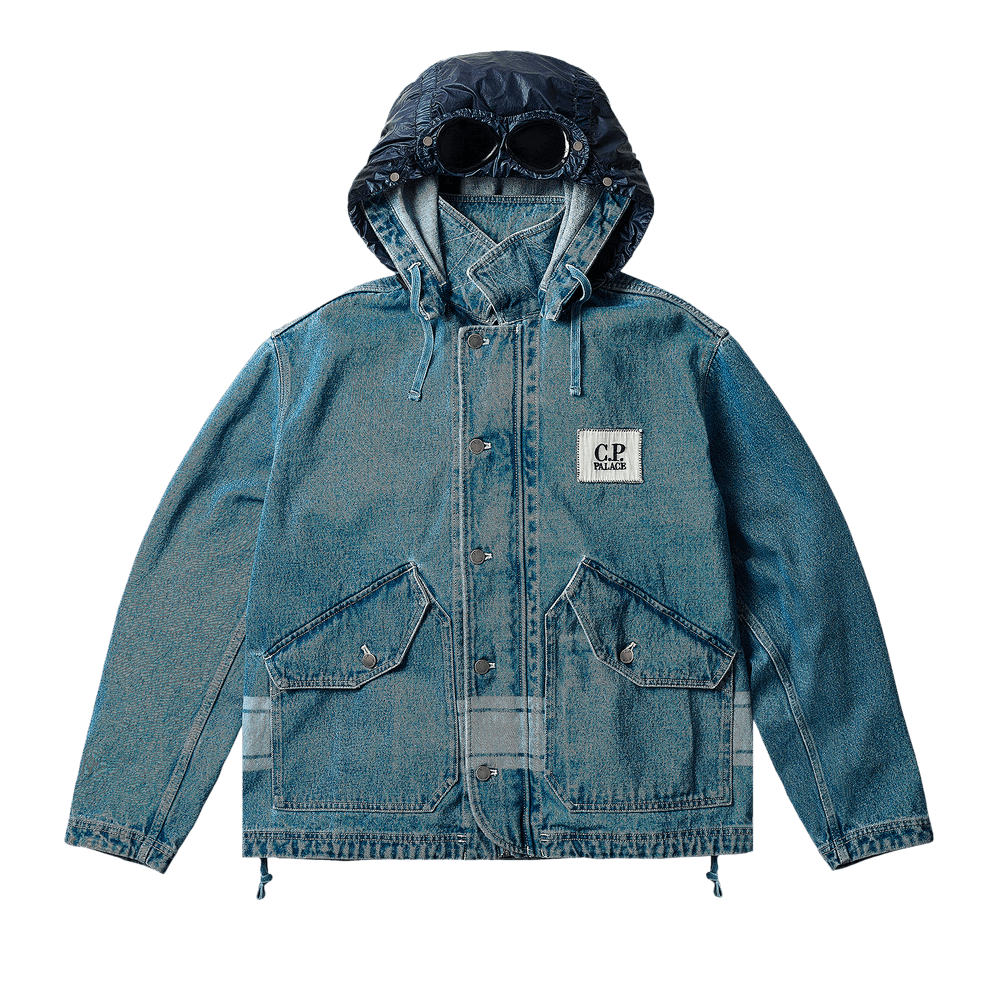 Buy Palace x C.P. Company Denim 14 3/4oz Goggle Jacket Buy Palace x C.P. Company Denim 14 3/4oz Goggle Jacket